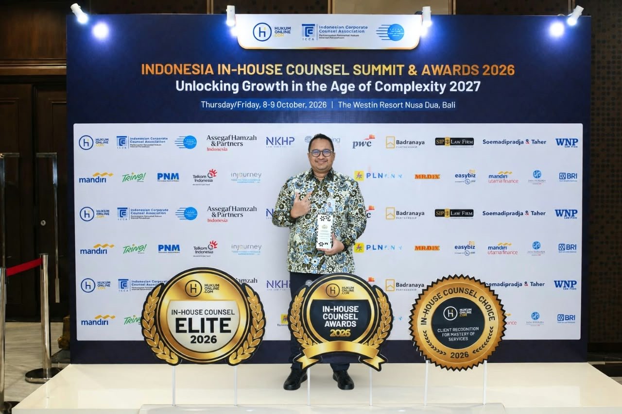 Jasa Raharja Konsisten Tingkatkan Tata Kelola dan Kualitas Pelayanan, Direktur Kepatuhan dan Manajemen Risiko Terima Rekognisi In-House Counsel Elite 2026 Jasa Raharja Konsisten Tingkatkan Tata Kelola dan Kualitas Pelayanan, Direktur Kepatuhan dan Manajemen Risiko Terima Rekognisi In-House Counsel Elite 2026